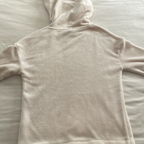 Cozy Cream Faux Fur Lauren Conrad Hoodie - Picture 9 of 9